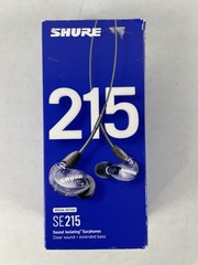 Open Box Shure SE215 Single Driver In-Ear Monitors, Special Edition Purple