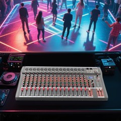 16-Channel Professional Mixer Audio Mixer Console Tabletop Audio Mixing Console