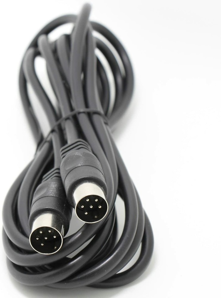 6 pin Male Male Patch Cable 9 ft For Roland PG-200, PG-800 MPG-80 Mesa Boogie
