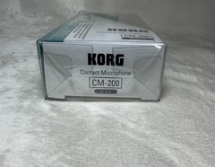 Korg CM-200 Contact Microphone Black for Clarinet, Flute, Saxophone 1/4” Connect