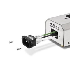 Oyaide Power Inlet PP IEC320 Platinum + Palladium Plating Premium Inlet New