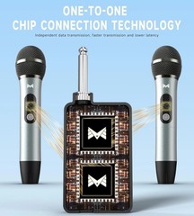 Wireless Mic Pairing System, Plug and Play, Semi-Metal Build