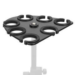 Joyvio Multi Mic Holder for Wired and Wireless mic_holder_7_triangle, Black
