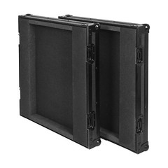 Sound Town Shock Mount 12U Plywood Rack Case w/ 21″ Depth-Black (STRC-SPB12UW)