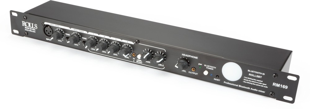 Rolls RM169 Commercial Mixer w/Bluetooth