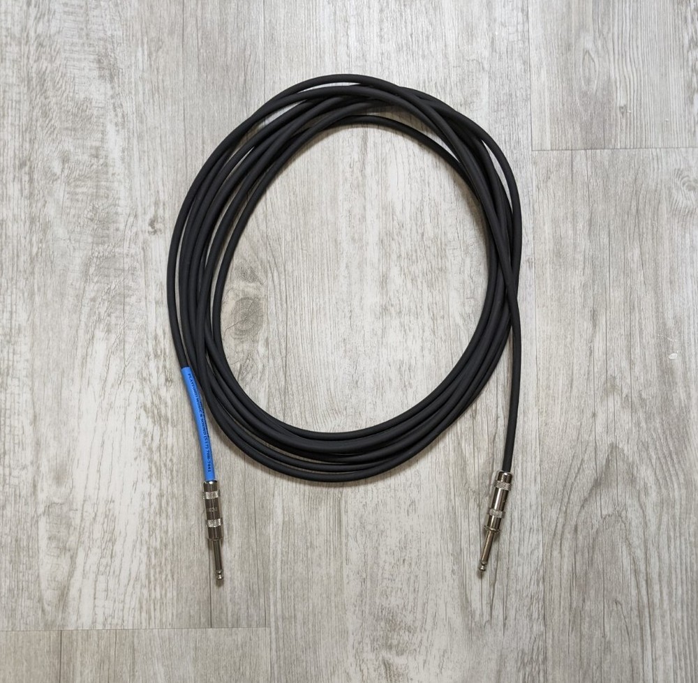 Conquest Made In USA 20 ft Guitar Audio Cable 1/4″ Neutrik Plugs TS