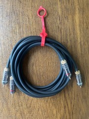 Gotham UltraPro Audiophile Interconnect Cables with Locking RCA – 1 Meter Pair