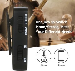 M-VAVE 2.4G Wireless in Ear Monitor Stereo Transmitter Receiver IEM System 100ft