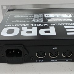 Behringer DEQ2496 Ultracurve Pro Digital 96kHz EQ RTA Mastering Processor 1U Rak