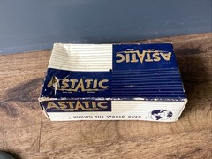NOS NEW IN BOX Vintage Astatic JT-30 Bullet Crystal Microphone W/ Stand