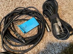 Lot of 8 XLR to 1/4″ Microphone Cables