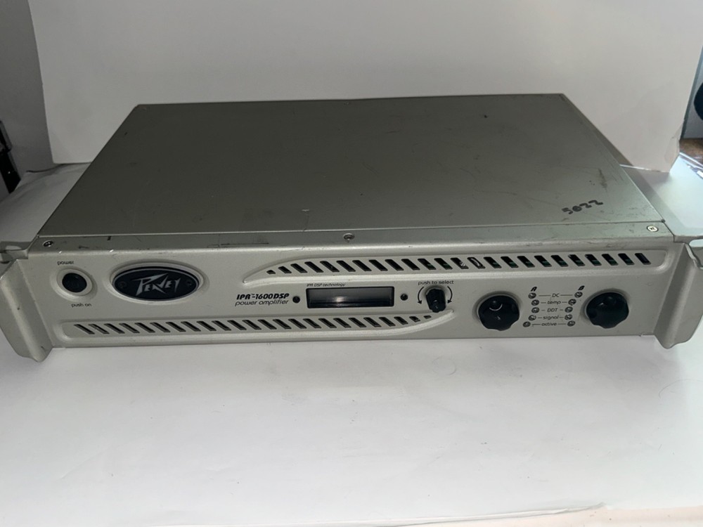 Peavey IPR 1600 Crossover Rackmount Stereo Power Amplifier 2 Channel Works