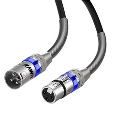 XLR Cable Microphone Cable 15 Feet Premium Balanced Mic Cable Pure Copper Conduc