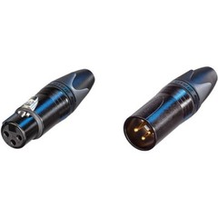 x’FT Belden 8424 4C-20 Neutrik XLR-M to XLR-F microphone Star Quad Pair Cables