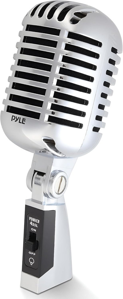 Pyle Classic Retro Dynamic Vocal Microphone – Old Vintage Style Unidirectional C