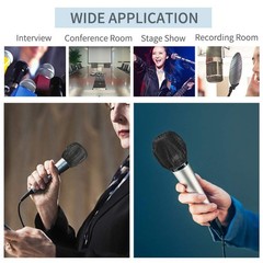 200 Pcs Disposable Microphone Cover Non-Woven Handheld Microphone Windscreen …