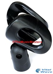 (8) X-Large Wireless MICROPHONE CLIP Karaoke Tripod Stand Mic Holder Clamp Mount
