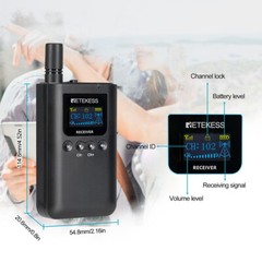 TR510 FM Broadcast Transmitter Bluetooth Mono Mic Station for Church Parking Lot