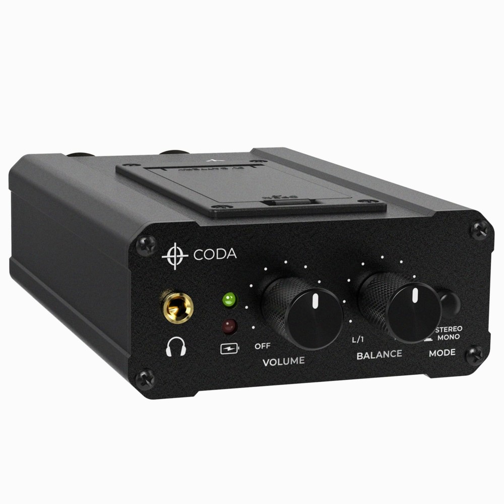 Coda Ultra-Compact Personal in Ear Monitor Amplifier – Double Channel Headpho…