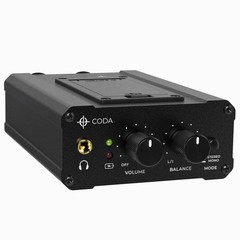 Coda Ultra-Compact Personal in Ear Monitor Amplifier – Double Channel Headpho…