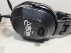 TELEX ECHELON aviation headphones w/ microphone headset 3 plug untested +C-57a