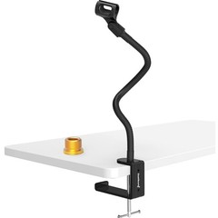 13-Inch Adjustable Gooseneck Microphone Stand with Desk Clamp for Streaming
