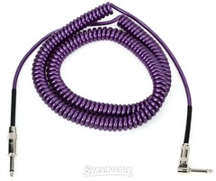 Lava Cable Retro Coil Silent Instrument Cable Metallic Purple, 20′