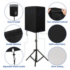 Speaker Cover for 12 Inch Pa/dj Powered Speaker Mounted on Stand, Outdoor Speake