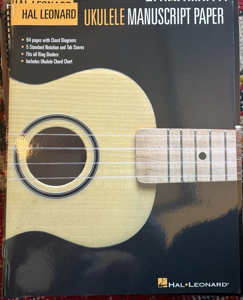 Hal Leonard Ukulele Manuscript Paper Manuscript Paper NEW