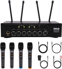 Wireless Microphones, Professional UHF Dual Microphones for Karaoke, Wireless Dy