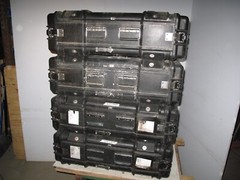 Rackmount 04U x24 ECS Legacy Composite Shock Mount Rack Black Case Shockmount A