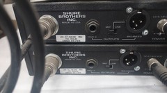 SHURE Wireless Microphone Receiver System Shure WA404, Shure WA440, 4X Shure LX4