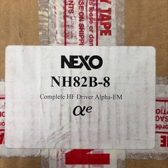 NEXO NH82B-8 Made In Italy Complete HF Driver-EM Unopened In Box Untested