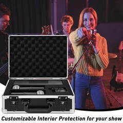 Fukumi 14 Inch Aluminum Hard Case with Customizable Foam – Heavy-Duty Protect…