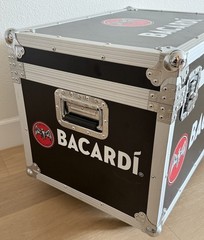 Bacardi Road Case Cooler Trunk w/ Wheels Limited edition