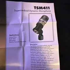 Cad Audio TSM411 Cardioid Dynamic General Percussion Microphone