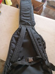 Superior Instrument Cases Gig Zip Bag Back Straps Black / Red Soft Interior 46”