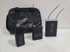 Lectrosonics Wireless Microphone System Lot UM200C UH200C UCR201 Receiver blk24