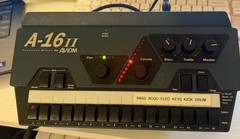 Aviom A-16II Personal Monitor Mixer Missing 2 Buttons W/ Stand + Power Supply