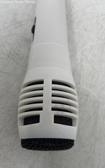 Unbranded White Handheld Vocal Wired Karaoke Microphone Not Tested