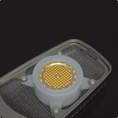 iCON Pro Audio Shield Large Diaphragm Condenser Microphone with Small, Silver