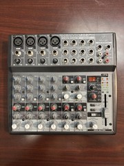 Behringer Xenyx 1202FX 12 Channel Mixer Rockville RMCXLR Microphone (X4) Bundle