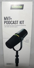 NEW SHURE MV7+K-BNDL Microphone USB +XLR Kit with Tripod for Podcasting Gaming