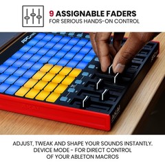 Akai Professional APC Mini MK2 – USB MIDI Pad Controller for Clip Black