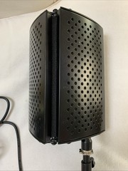Microphones Estate Lot Of 2 & An Isolation Shield Mic Sound Absorbing Foam READ