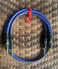 Gotham GAC-4/1 UltraPro Interconnect Cable Assembly. TRS. 1 meter Pair