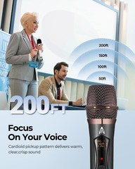 Long-Range Wireless Microphone System – Easy Setup for Events & Performances