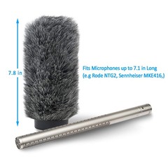 NTG3 Microphone Windscreen – Deadcat/Windmuff for Rode NTG-3, Sennheiser MKH4…