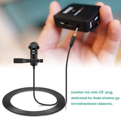 High-Sensitivity Omnidirectional Lavalier Mic Duo – Perfect for Vlogs & Lectures