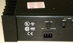Vintage ALESIS RA-100 Reference Power Amplifier Studio Monitor Rack Amp (RA100)